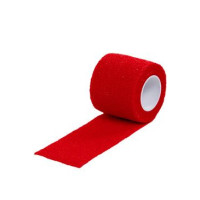 Obinadlo elast. Vet-Flex 5cm x 4,5m červené Kruuse 1ks
