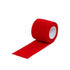 Obinadlo elast. Vet-Flex 5cm x 4,5m červené Kruuse 1ks