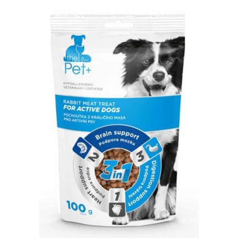 thePet+ Dog Active Rabbit Meat Treat 100g