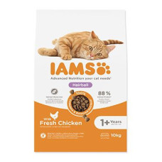 Iams Cat Adult Hairball Chicken 10kg
