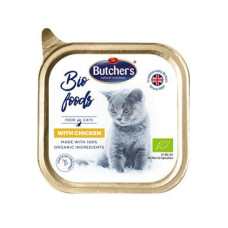 Butcher's Cat Bio Foods s kuřecím vanička 85g