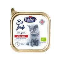 Butcher's Cat Bio Foods s hovězím vanička 85g