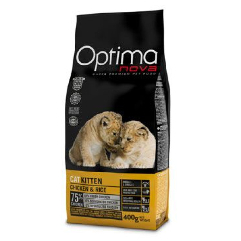 Optima Nova Cat Kitten Chicken&Rice 8kg