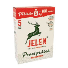 Prací prášek Jelen 100praní, 5kg BOX