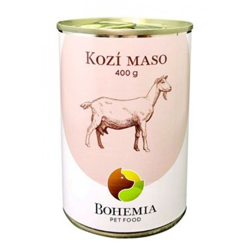 BOHEMIA Kozí maso ve vlastní šťávě 400g