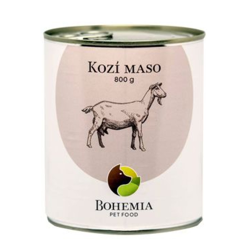 BOHEMIA MASO Kozí ve vlastní šťávě 800g