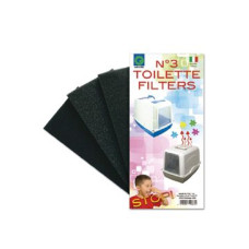 WC kočka Vicky náhradní filtr 3ks