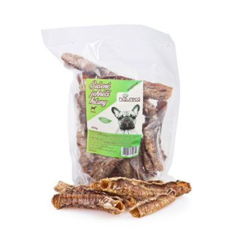 NATURECA pochoutka Jehněčí hrtany sušené 250g