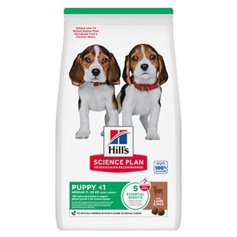 Hill's Can. SP Puppy Medium Lamb&Rice 18kg