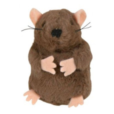 Hračka kočka Krtek stojící plyšová s catnipem 8cm TR