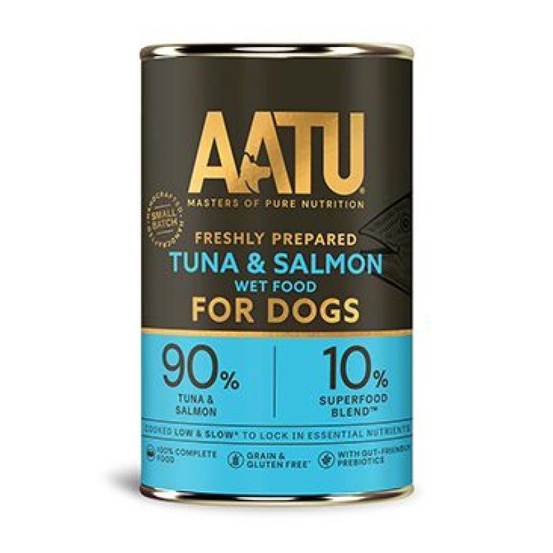 AATU Dog Tuna&Salmon konz. 400g