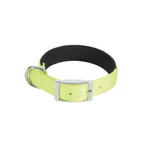 Obojek pes SOFT nylon 25mm/60cm limetková Zolux