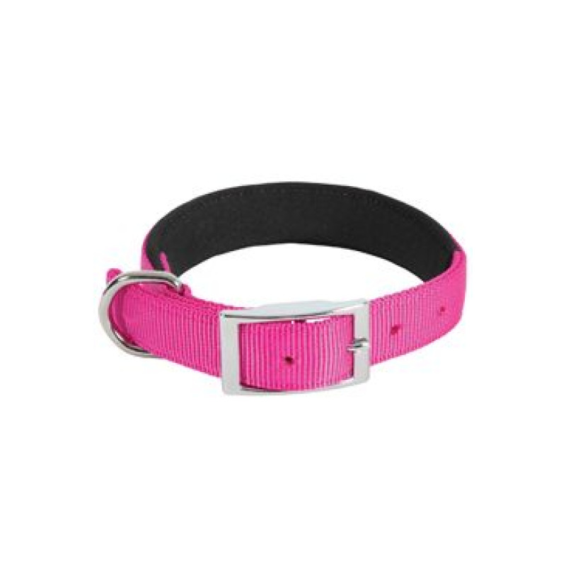Obojek pes SOFT nylon 20mm/40cm růžová Zolux