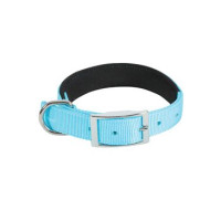 Obojek pes SOFT nylon 25mm/55cm tyrkysová Zolux