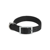 Obojek pes SOFT nylon 25mm/65cm černá Zolux