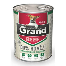 GRAND Dog konz. Deluxe Adult hovězí 400g