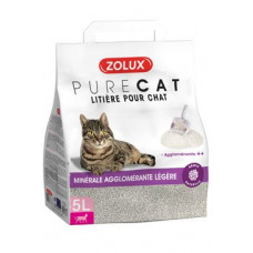 Podestýlka PURECAT mineral light clumping 5l Zolux