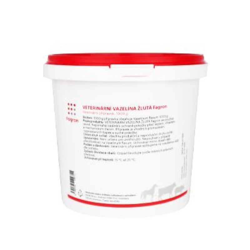 Vazelína žlutá - veterinární 1000g