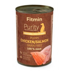 Fitmin dog Purity tin konz PUPPY salm&chicken 400g