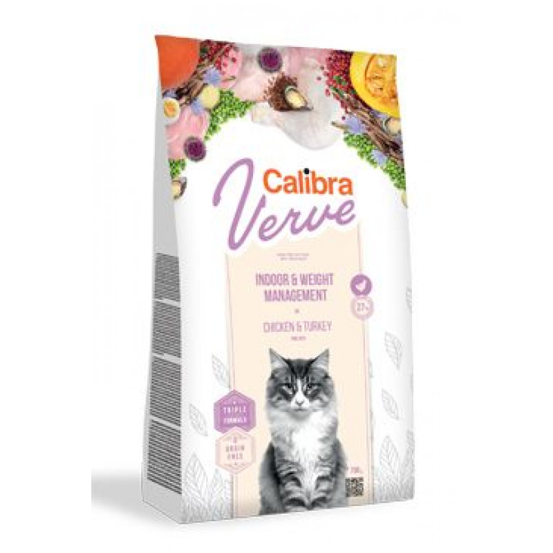 Calibra Cat Verve GF Indoor&Weight Chicken  750g