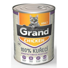 GRAND Cat konz. Deluxe Adult kuřecí 400g
