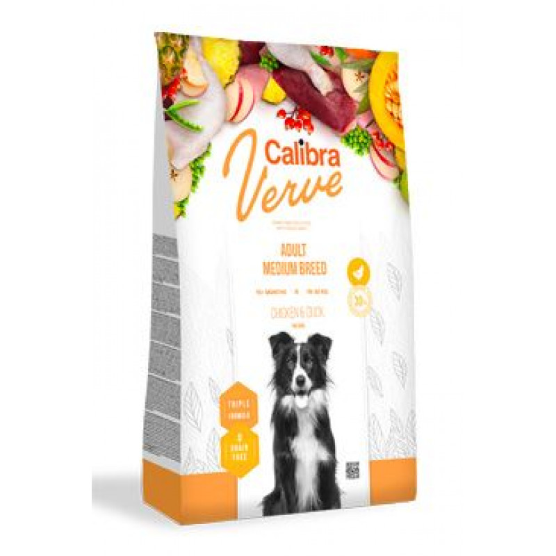 Calibra Dog Verve GF Adult Medium Chicken&Duck 12kg