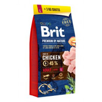 Brit Premium Dog by Nature Adult L 15kg + 3kg