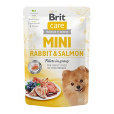 Brit Care Dog Mini Rabbit&Salmon fillets in gravy 85g