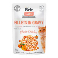 Brit Care Cat Fillets in Gravy Choice Chicken 85g