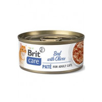 Brit Care Cat konz  Paté Beef&Olives 70g