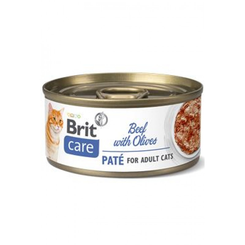 Brit Care Cat konz  Paté Beef&Olives 70g