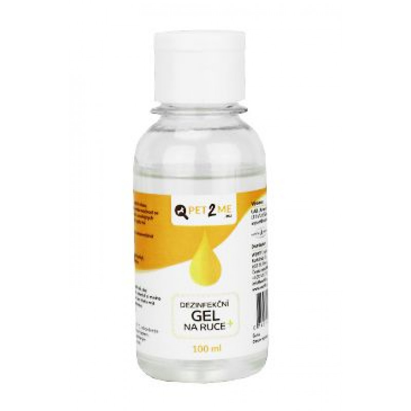 Dezinfekční gel na ruce Pet2Me 100ml