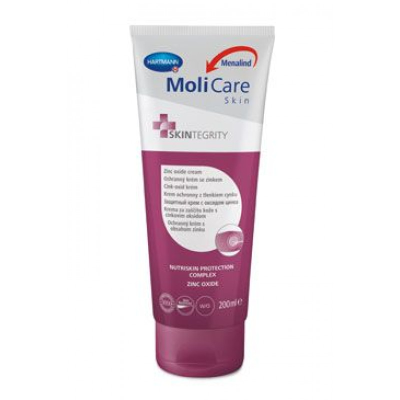 Molicare Skin RŮŽOVÝ ochranný krém se zinkem 200ml