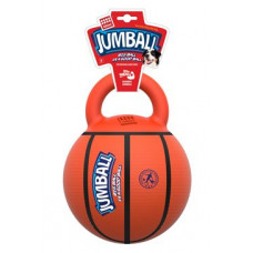 Hračka pes GiGwi Jumball míč s rukojetí oranžový