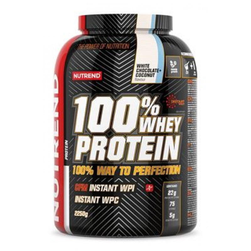 Nutrend Whey Protein 100% čokoláda+kokos 2250g