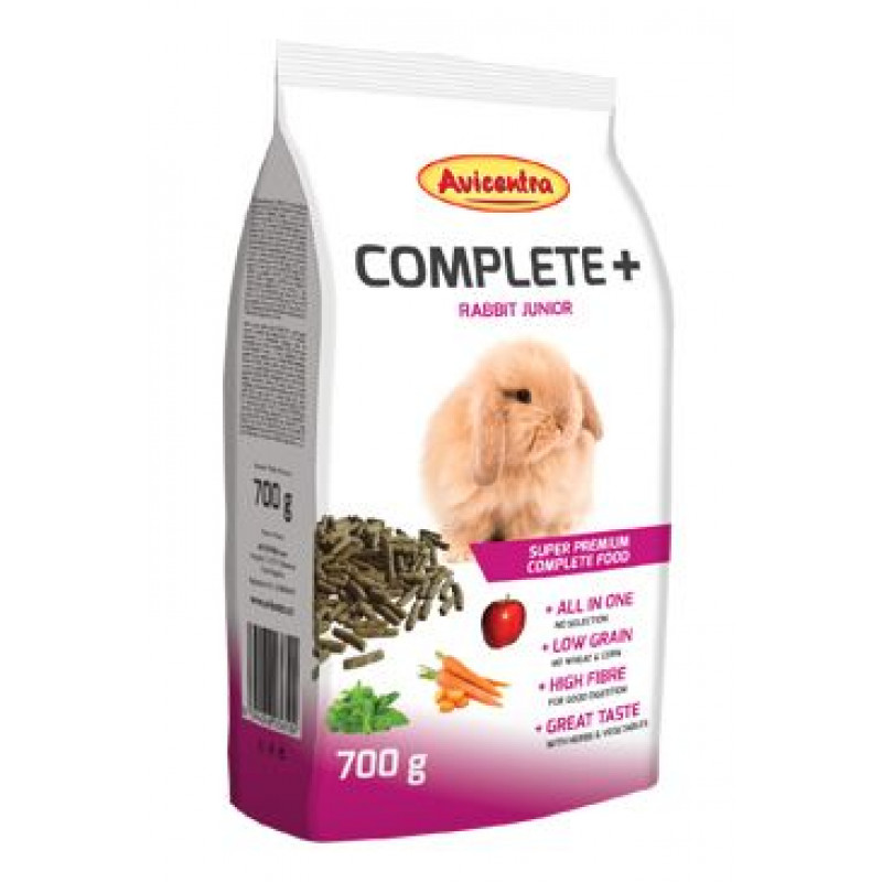 Avicentra COMPLETE+ králík junior 700g