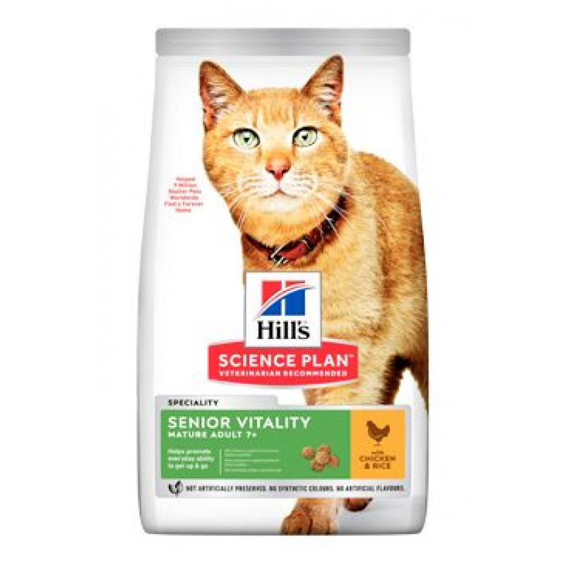 Hill's Fel. SP Adult 7+ Senior Chicken Dry 7kg