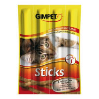 Gimcat Pochoutka Sticks drůbež+játra 4ks