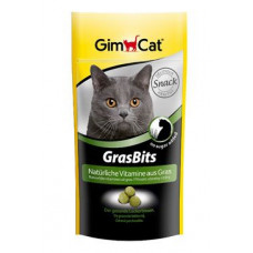 Gimcat GRAS BITS tabl. s kočičí trávou 40g