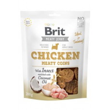 Brit Jerky Chicken with Insect Meaty Coins  200g