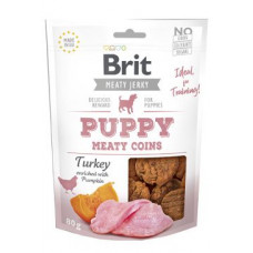 Brit Jerky Puppy Turkey Meaty Coins 80g