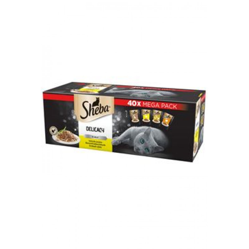 Sheba kapsa Drůbeží výběr 40x85g