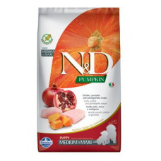 N&D Pumpkin DOG Puppy M/L Chicken & Pomegranate 2,5kg