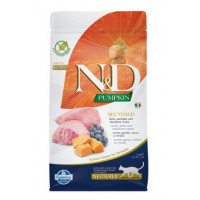 N&D Pumpkin CAT Neutered Lamb & Blueberry 1,5kg