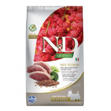 N&D Quinoa DOG Neutered Duck&Broccoli&Asp. 2,5kg