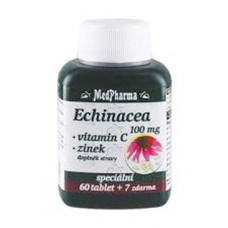 Echinacea 100mg+vit.C+zinek 100+7tbl zdarma  MedPharma