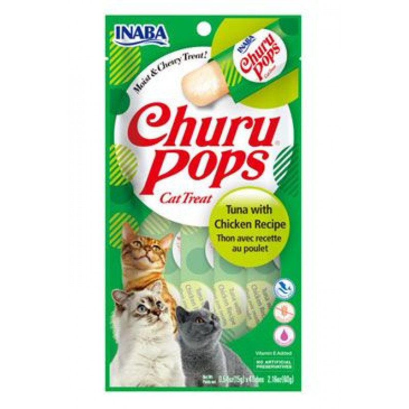 Churu Cat Pops Tuna with Chicken 4x15g