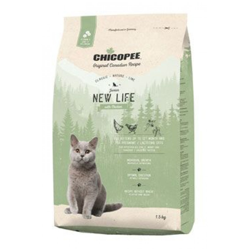 Chicopee Cat JUNIOR New Life Chicken 1,5kg