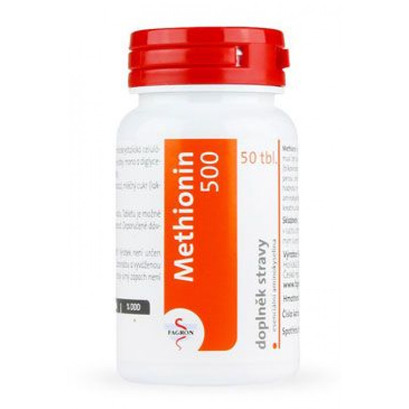 Methionin 500mg 50tbl Fagron