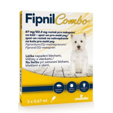 Fipnil Combo 67/60,3mg S Dog Spot-on 3x0,67ml